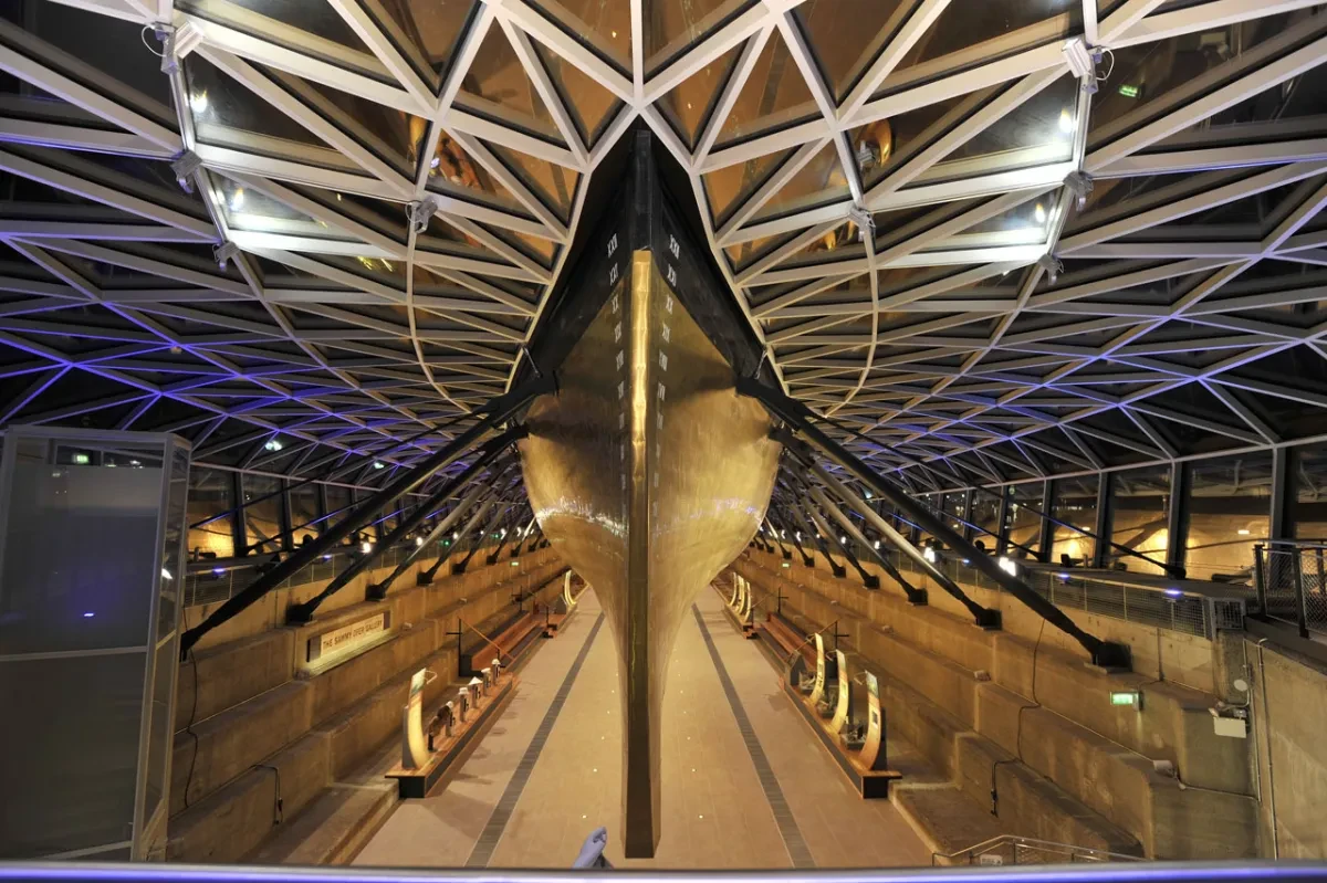 Cutty Sark under the hull