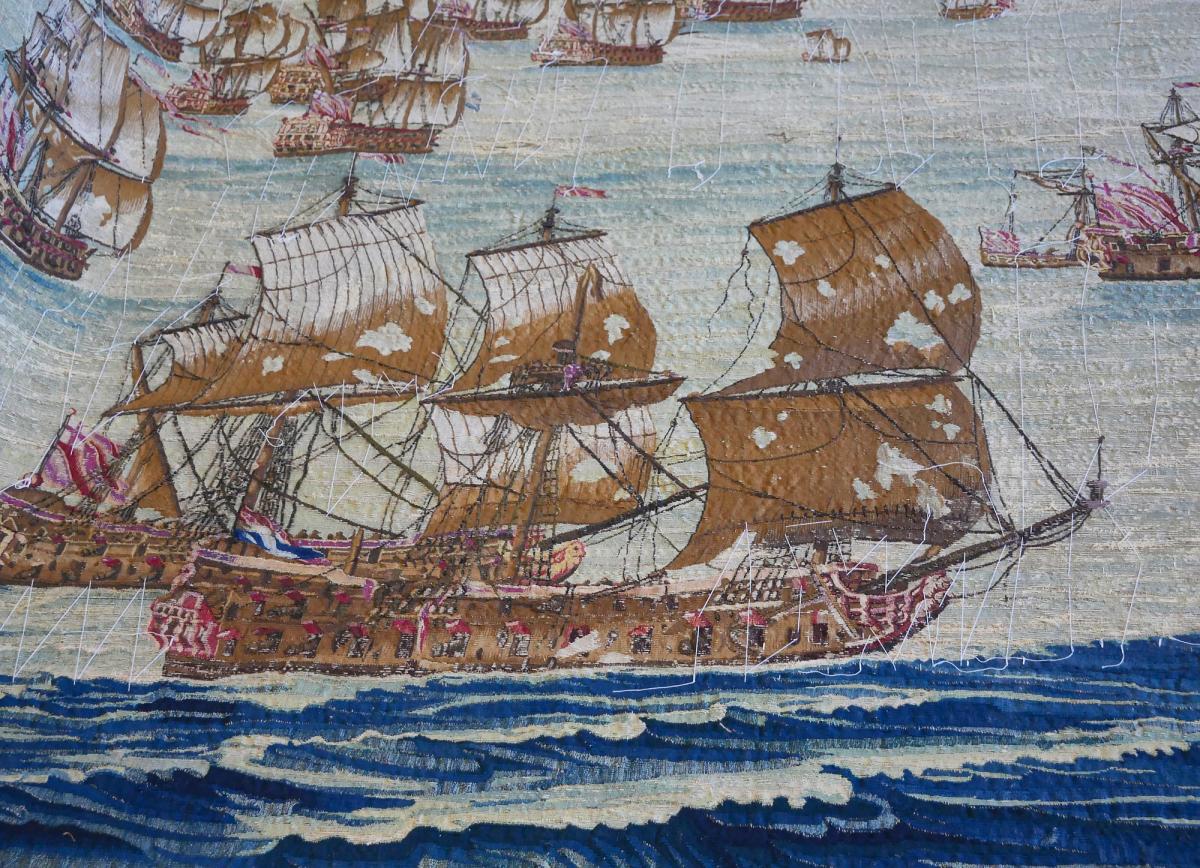 The Solebay Tapestry  History of van de Velde's epic artwork