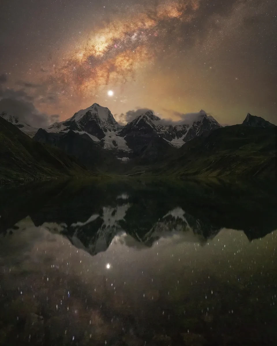 Milky Way over Peruvian Andes