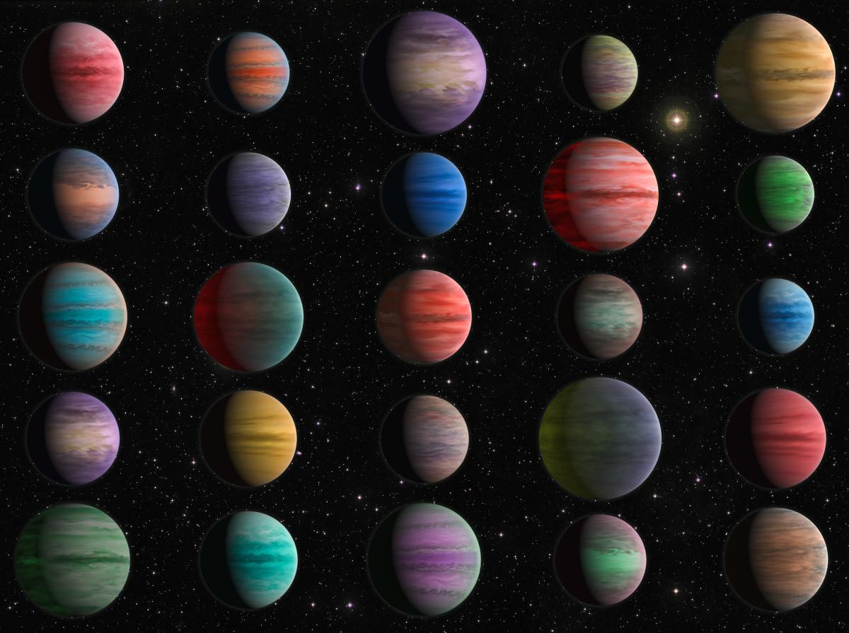 Artist impressions of exoplanets