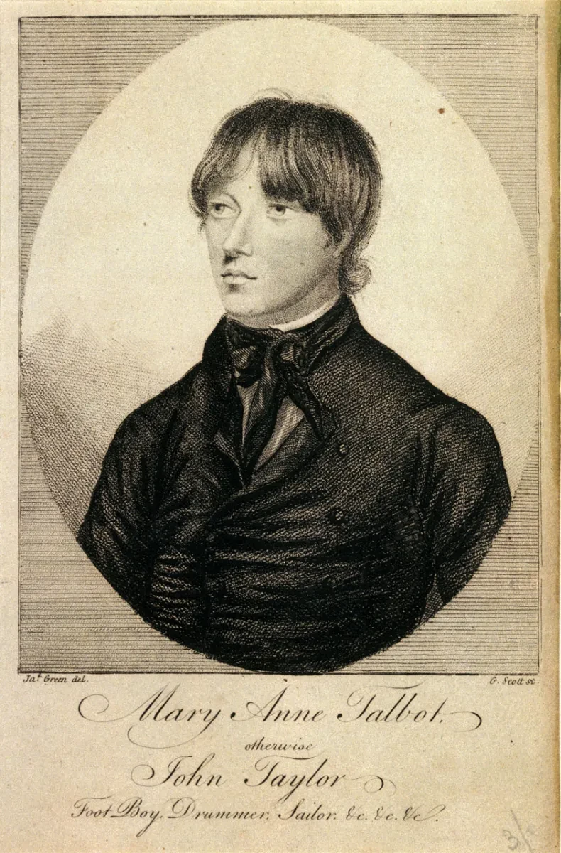 Drawing of woman with short hair