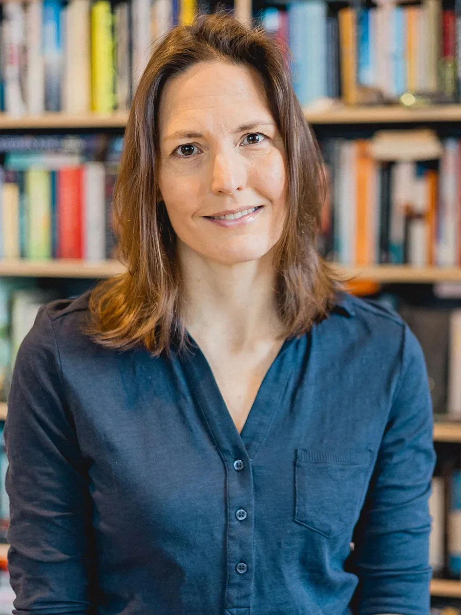 A portrait photograph of scientist and broadcaster Helen Czerski