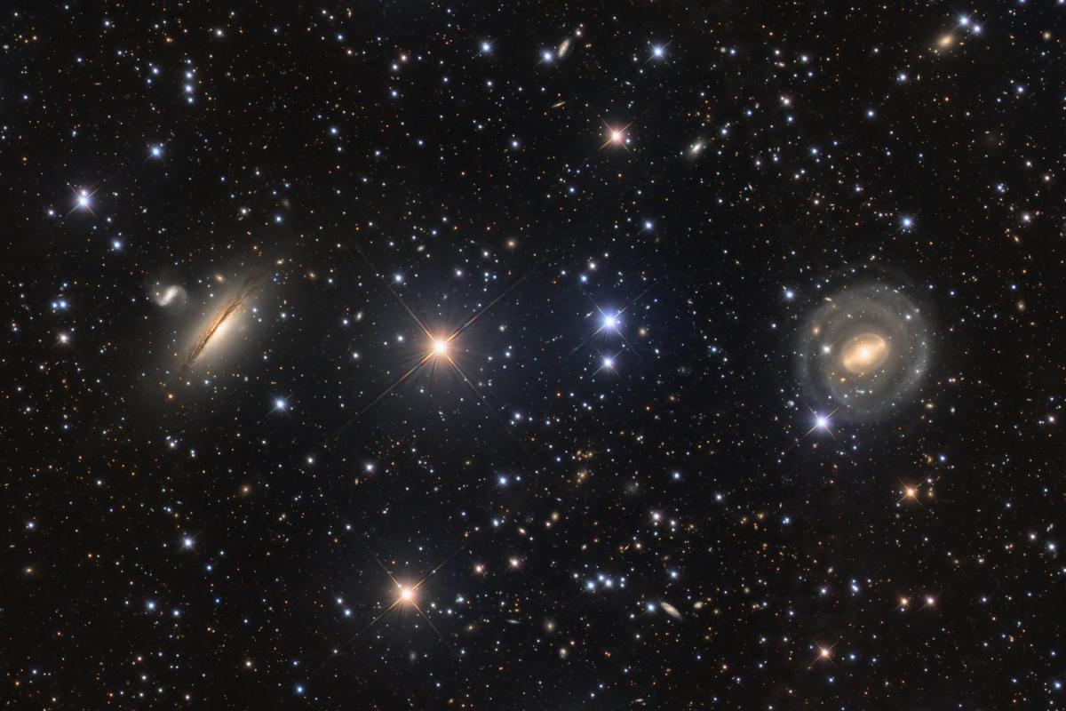 Image of a collection of galaxies