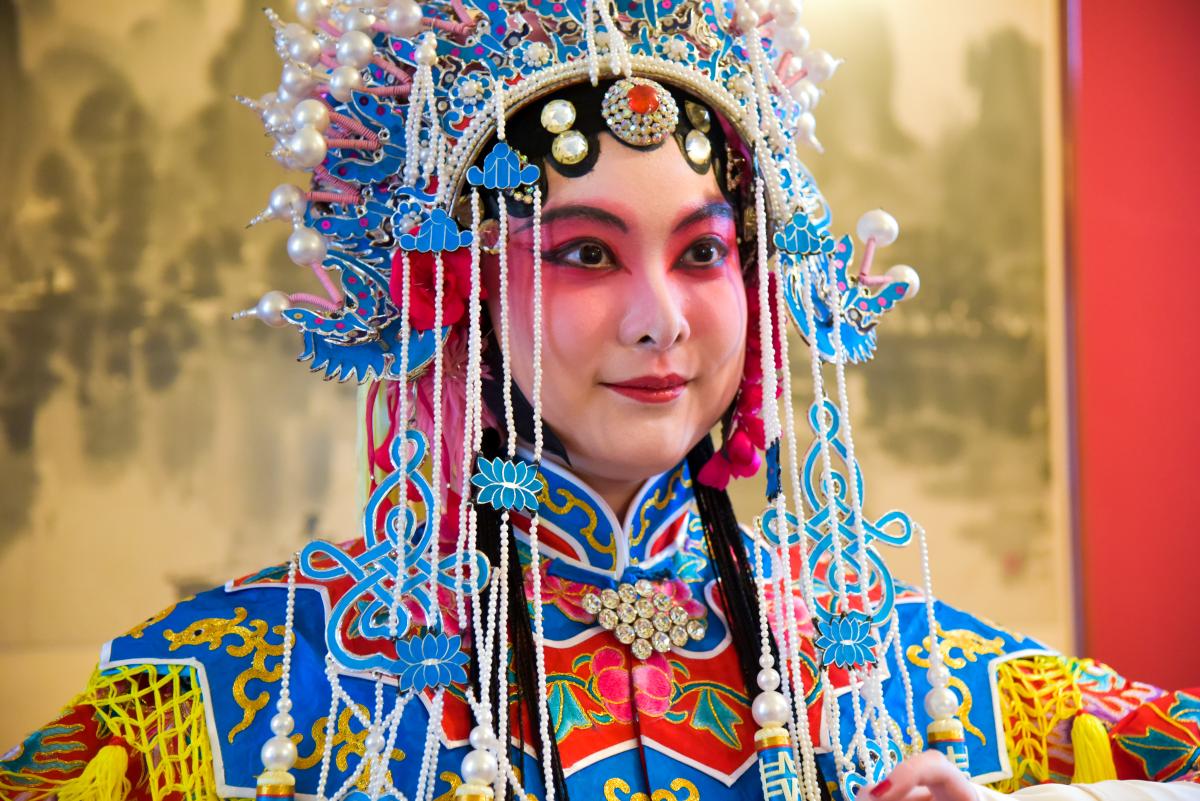 Image of Coco in Chinese Opera traditional dress