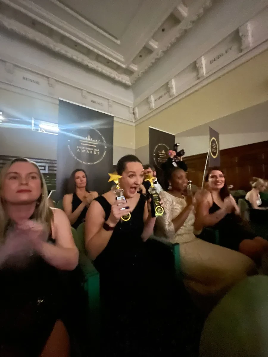 Events team thrilled with their awards from Prestigious Venue Awards 2024
