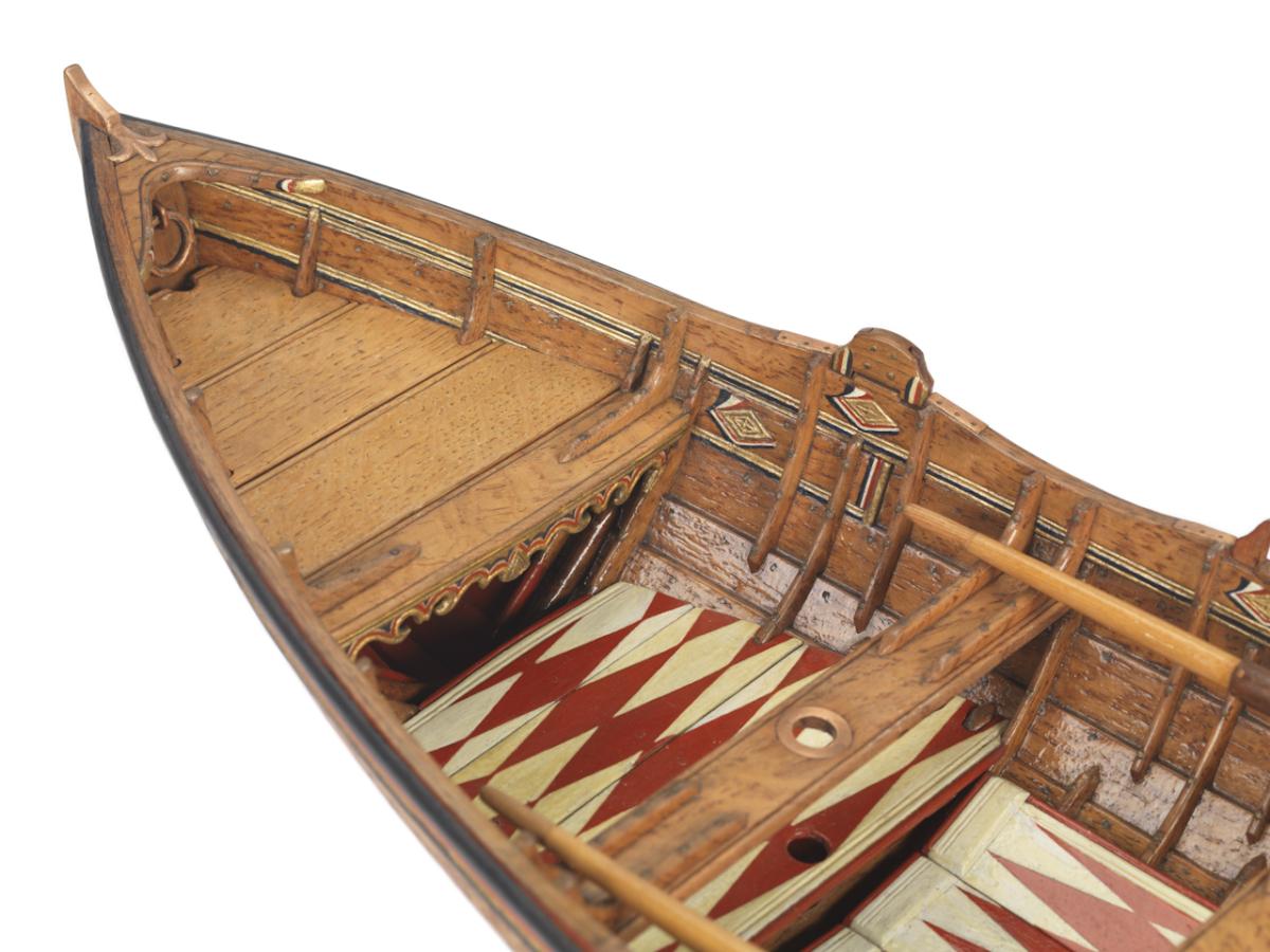 An image for 'Model of a waterman's skiff'