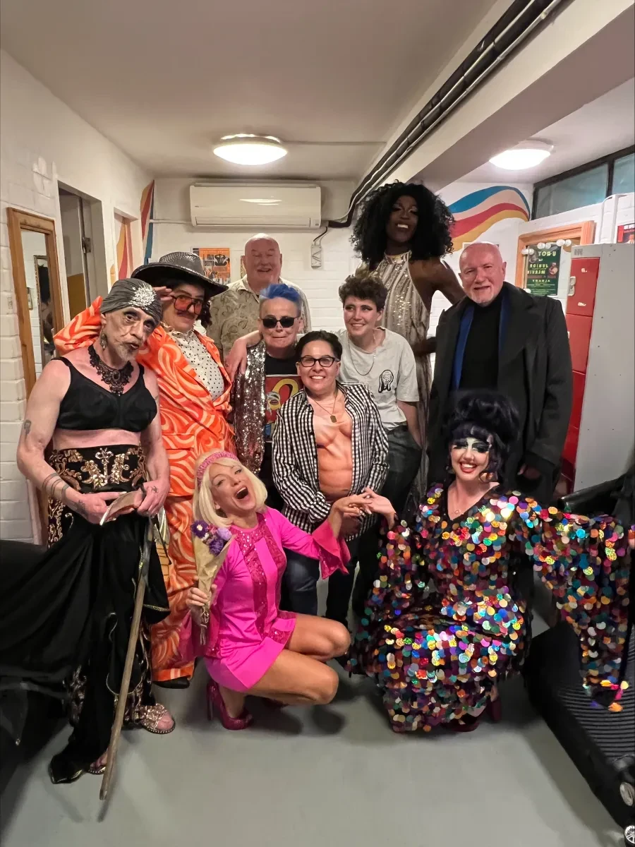 a group of LGBTQ+ performers