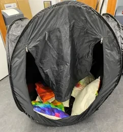 Photo of black sensory tent