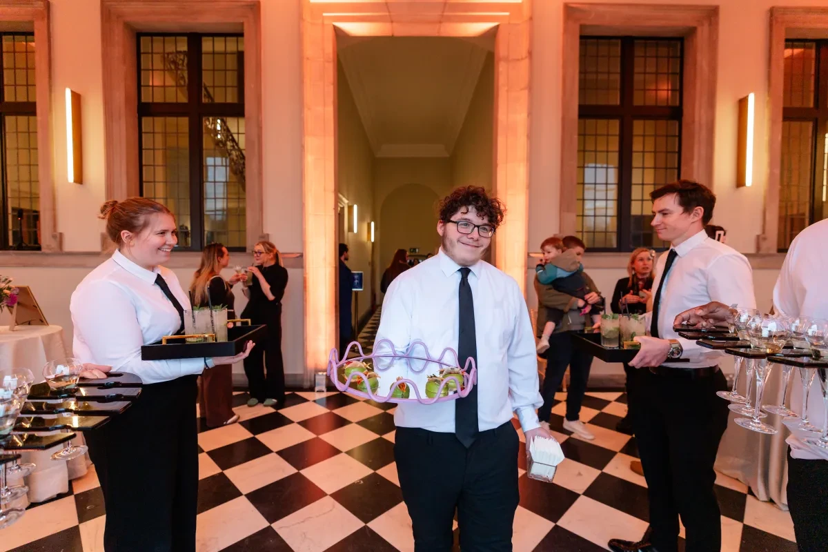 The Clink events team in service 