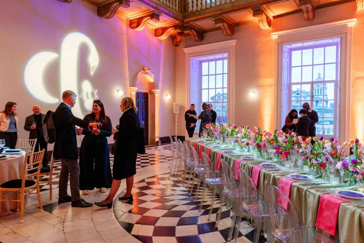 The Great Hall in full swing during the showcase