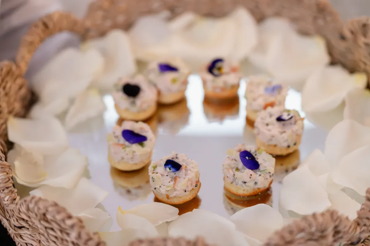 Canapes trays from The Clink Events