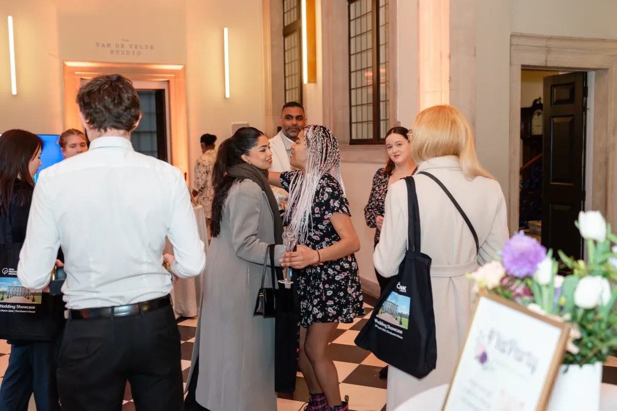 Guests greeted by MIleva on arrival at the showcase