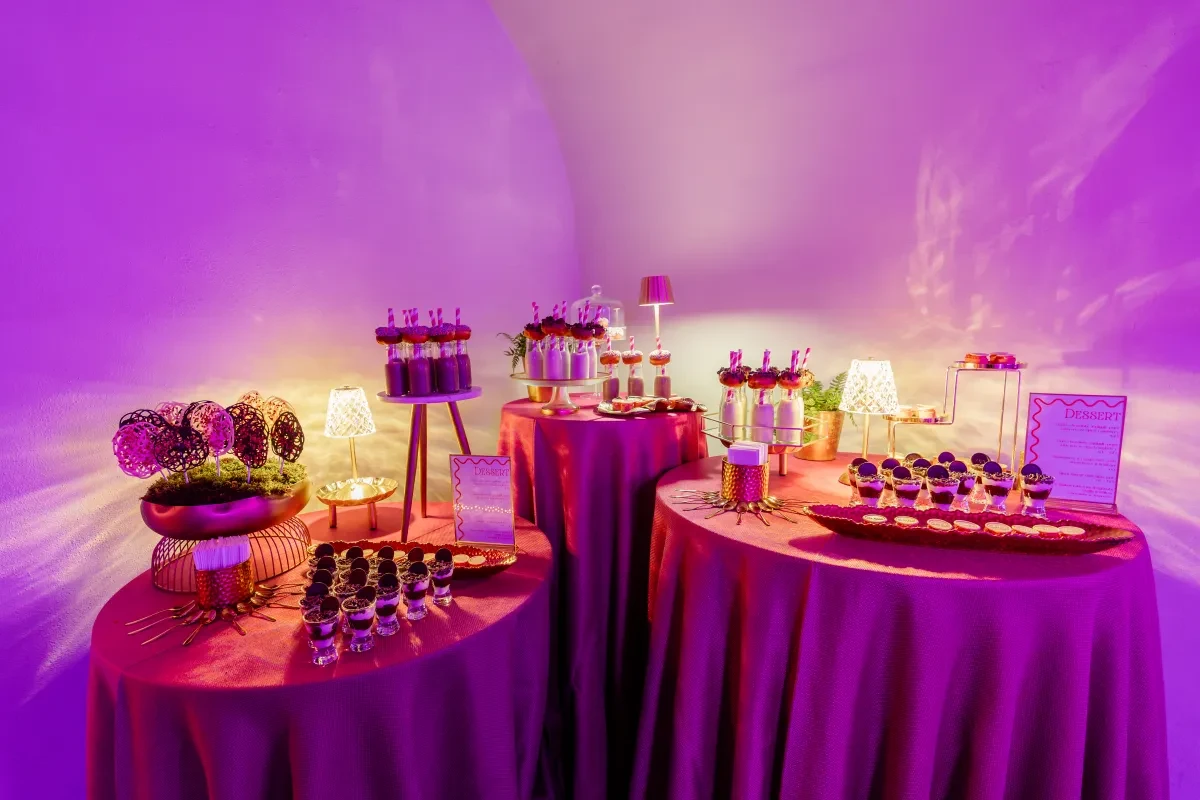 The dessert station by The Clink Events