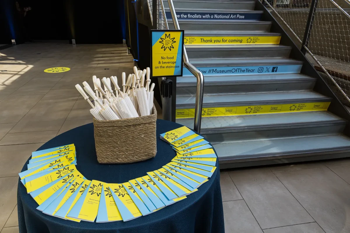 SLX's bespoke branded vinyl on the Dry Berth stairs
