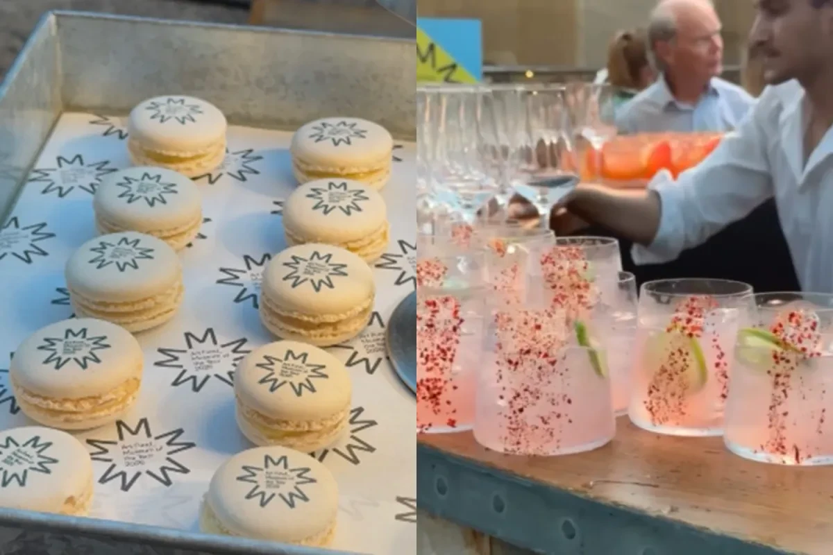 bespoke and branded macaroons and cocktails by Lettice Events
