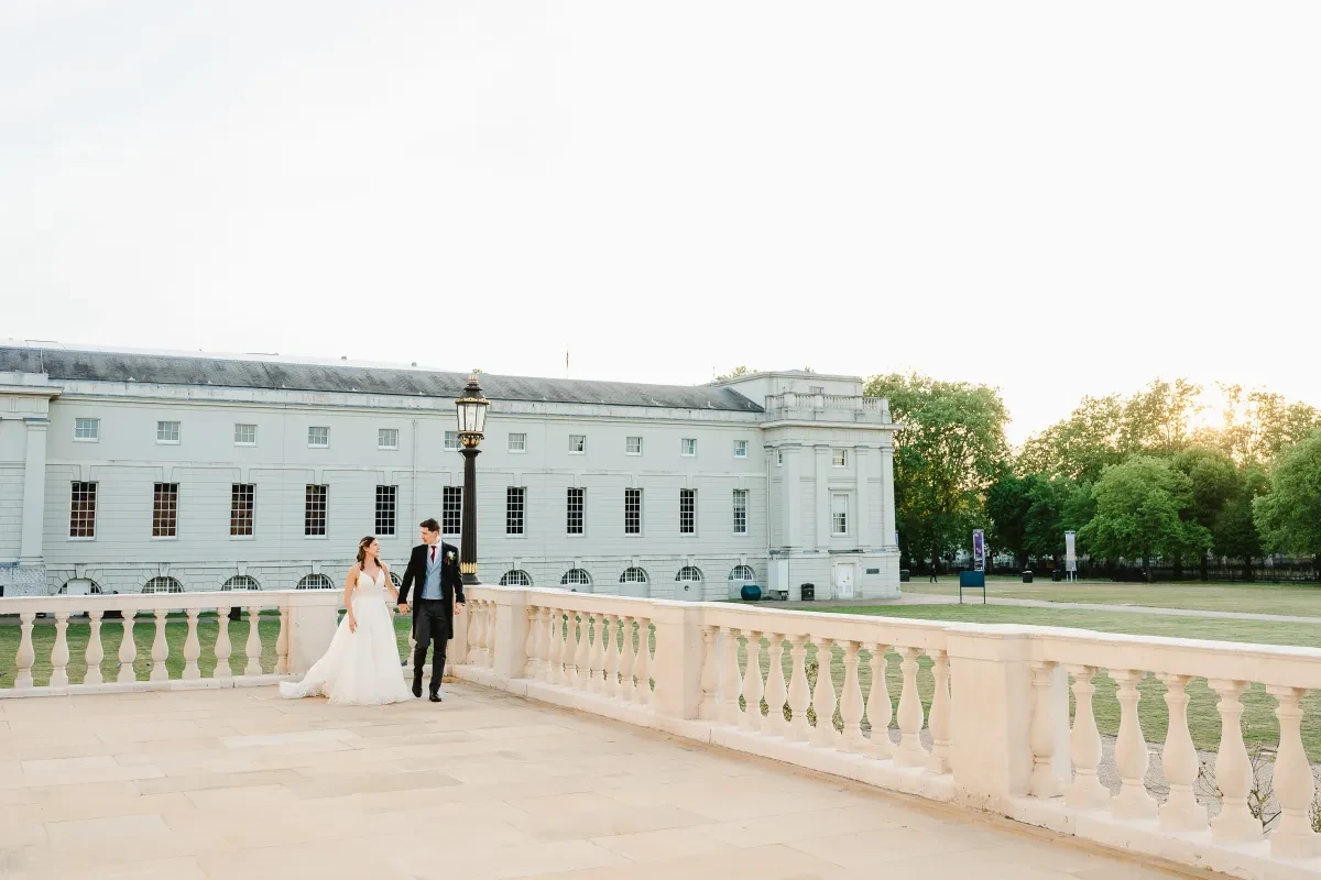 The arrival at Queen's House