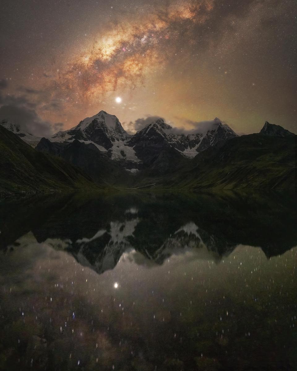 Milky Way over Peruvian Andes