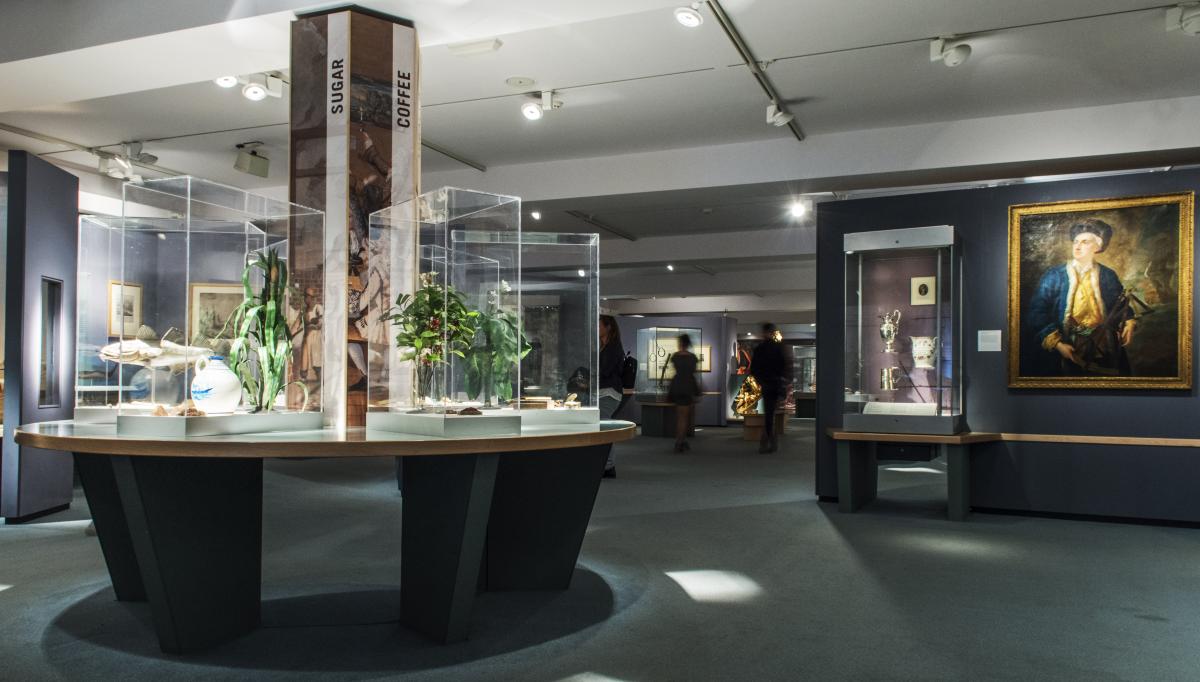 Interior of the Atlantic Worlds gallery at the National Maritime Museum