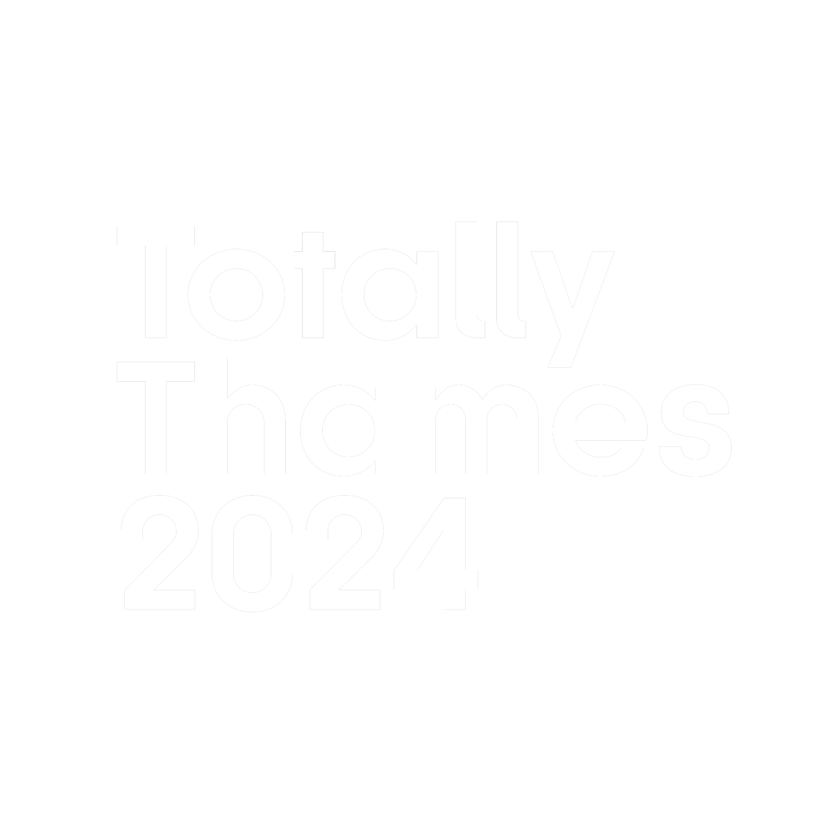 Totally Thames 2024 written in white