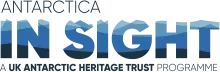 Antarctica In Sight logo: UK Antarctic Heritage Trust