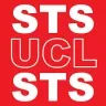 Red square with STS in bold white font, then UCL in white outline, and STS again in white font