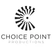 B&W logo with a spiral design