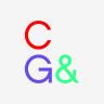 A logo showing the letters 'C', 'G' and '&'. C is in red, G is directly beneath in purple, and & is next to the G in green