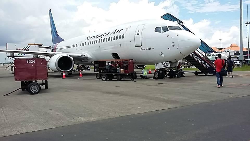 The plane I flew in to get to Belitung Island