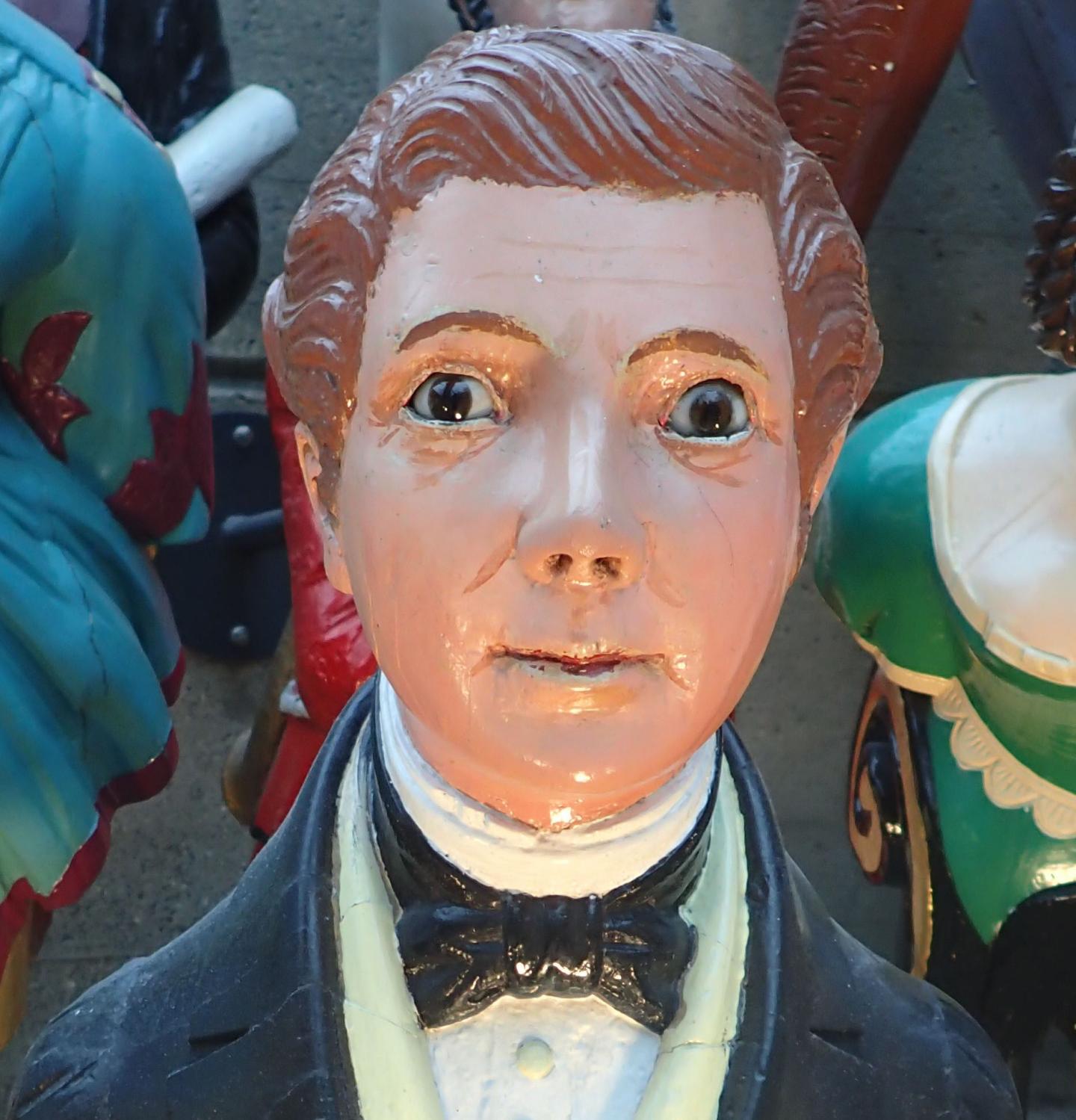 Mr Pitt, part of the figurehead collection at Cutty Sark