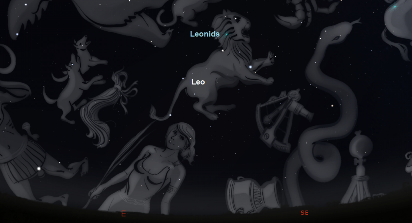 16/17 November: Peak of the Leonids meteor shower