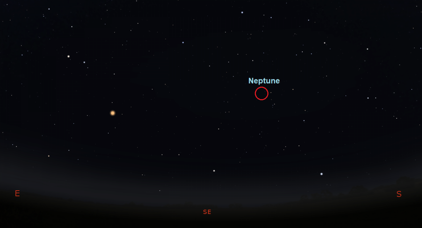 11 September - Neptune reaches opposition