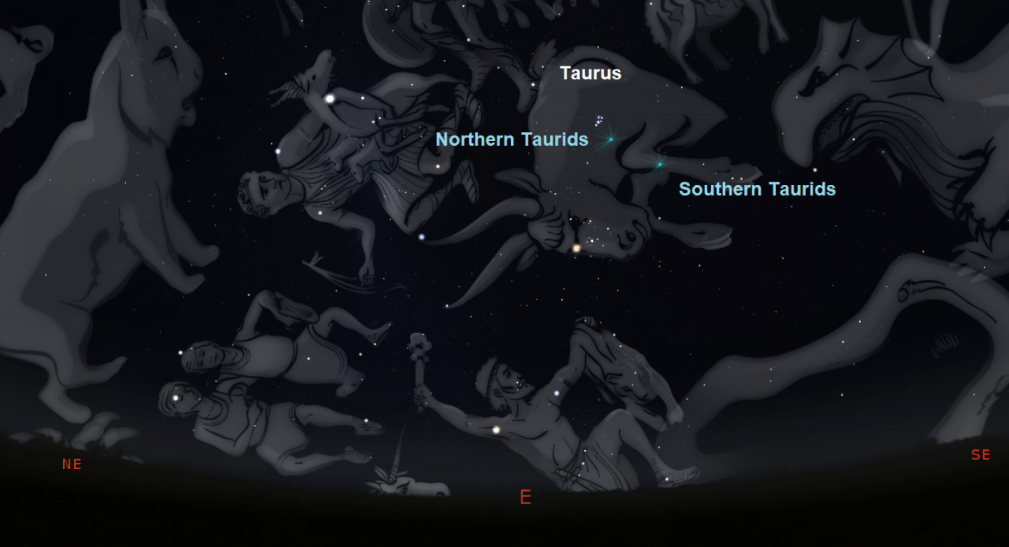 11/12 November: Peak of the Northern Taurids meteor shower