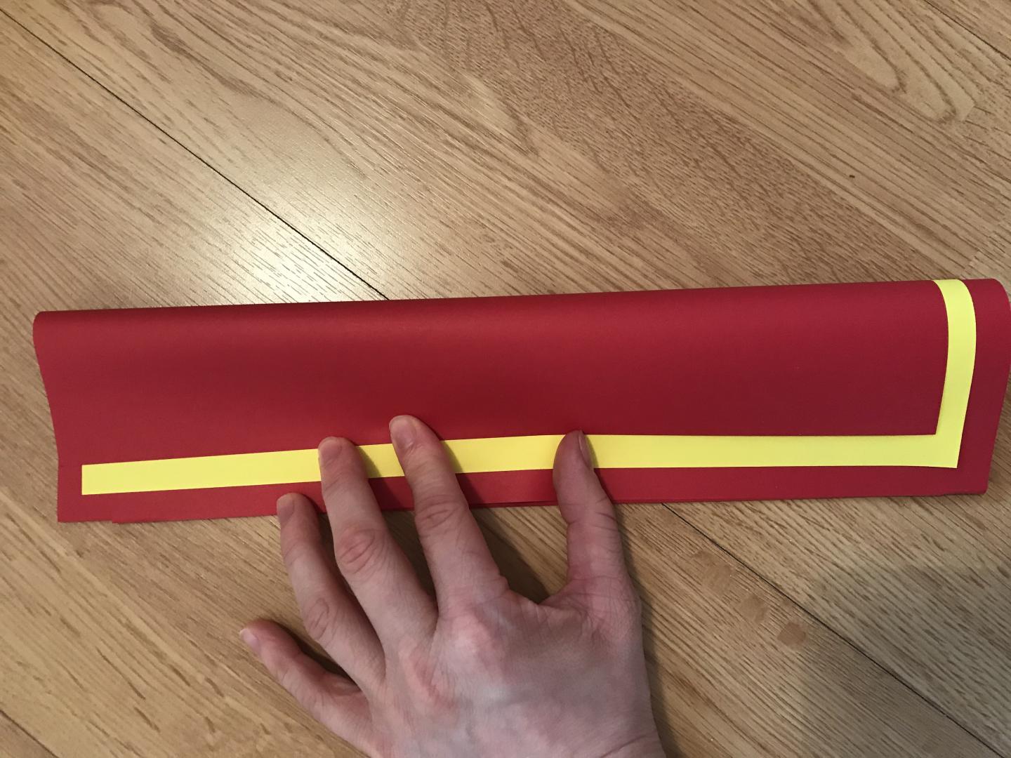 Fold the other long edge