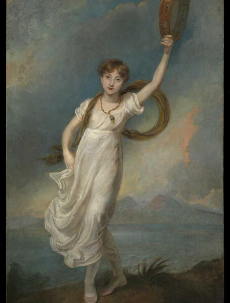 A full-length portrait of Nelson's daughter Horatia, circa 1815