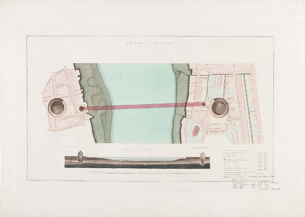 Plan of the Rotherhithe Tunnel