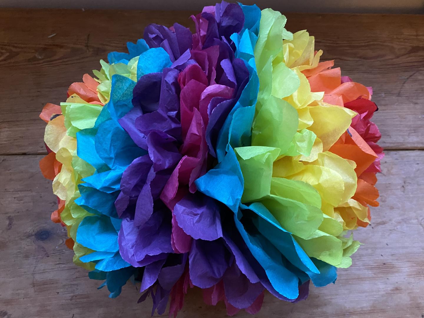 Rainbow Pom Poms