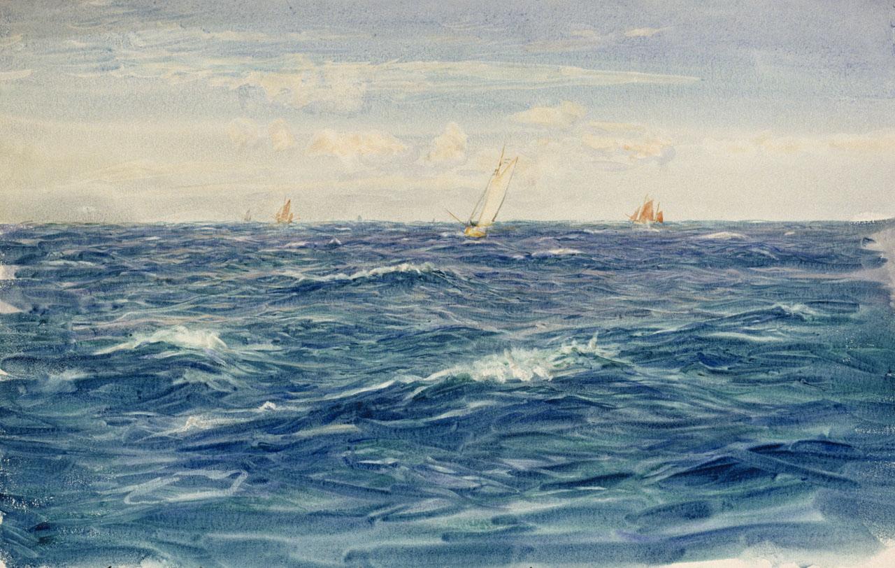 collection image 'Green Sea' by William Lionel Wyllie