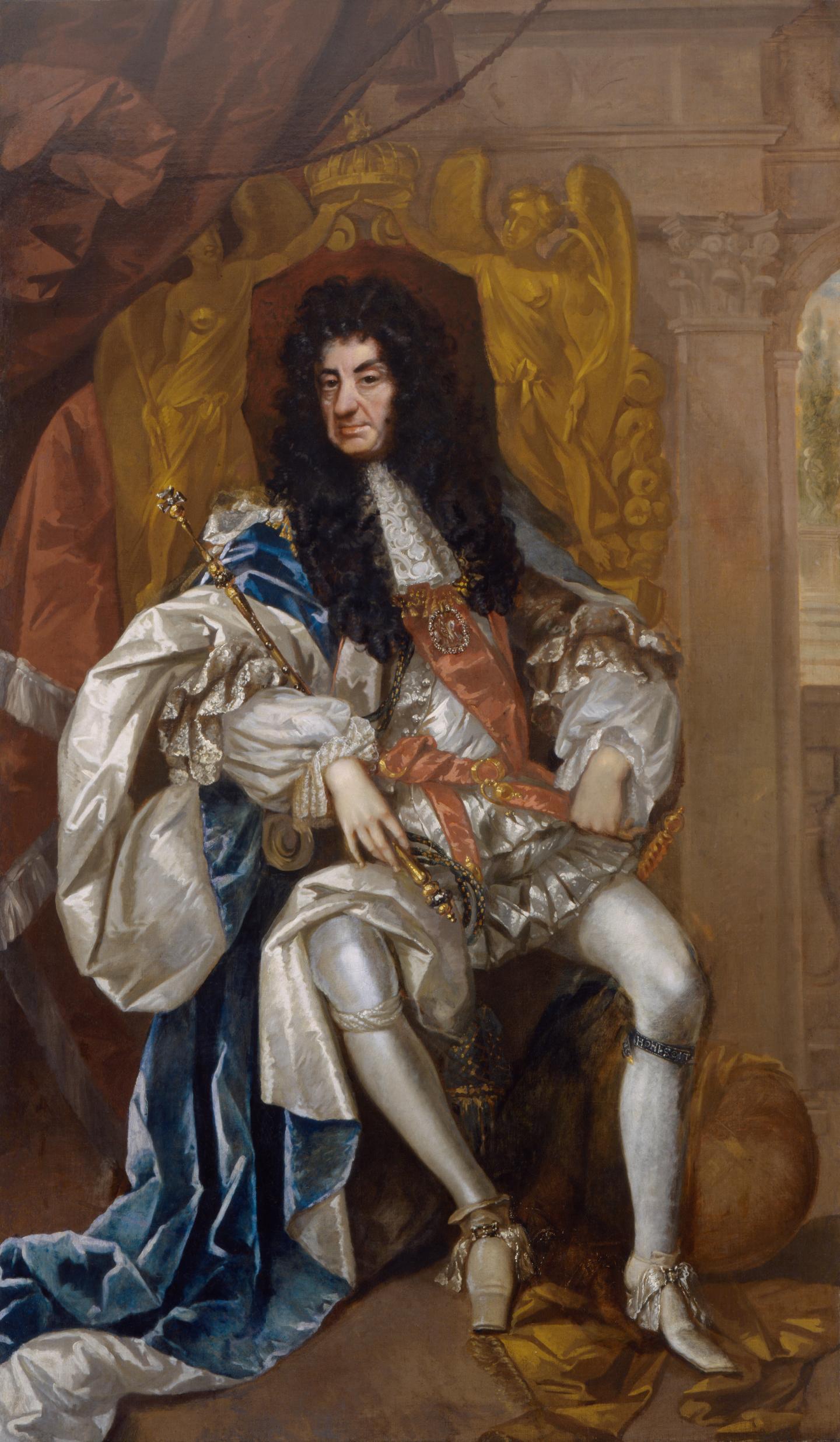 Charles II, attributed to Thomas Hawker