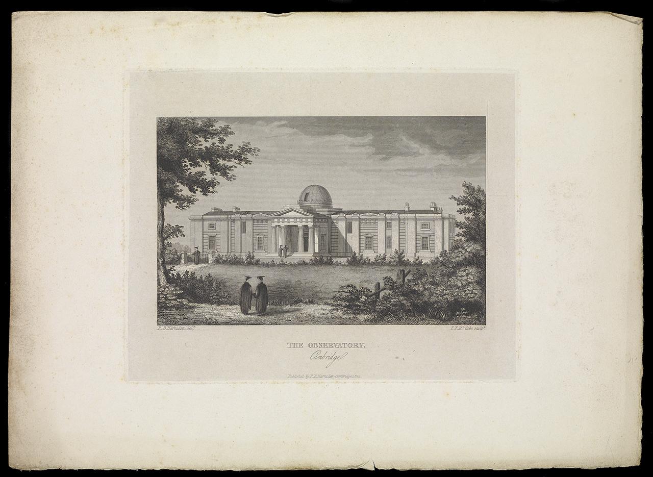 ‘The Observatory, Cambridge’, drawn by R. B. Harranden, engraved by E. F. McCabe, 1825