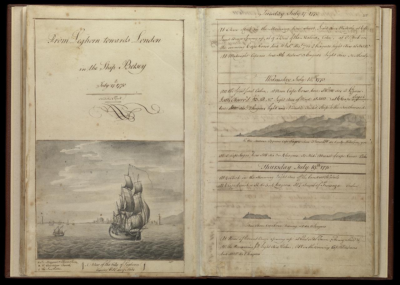 Nicholas Pocock, logbook 