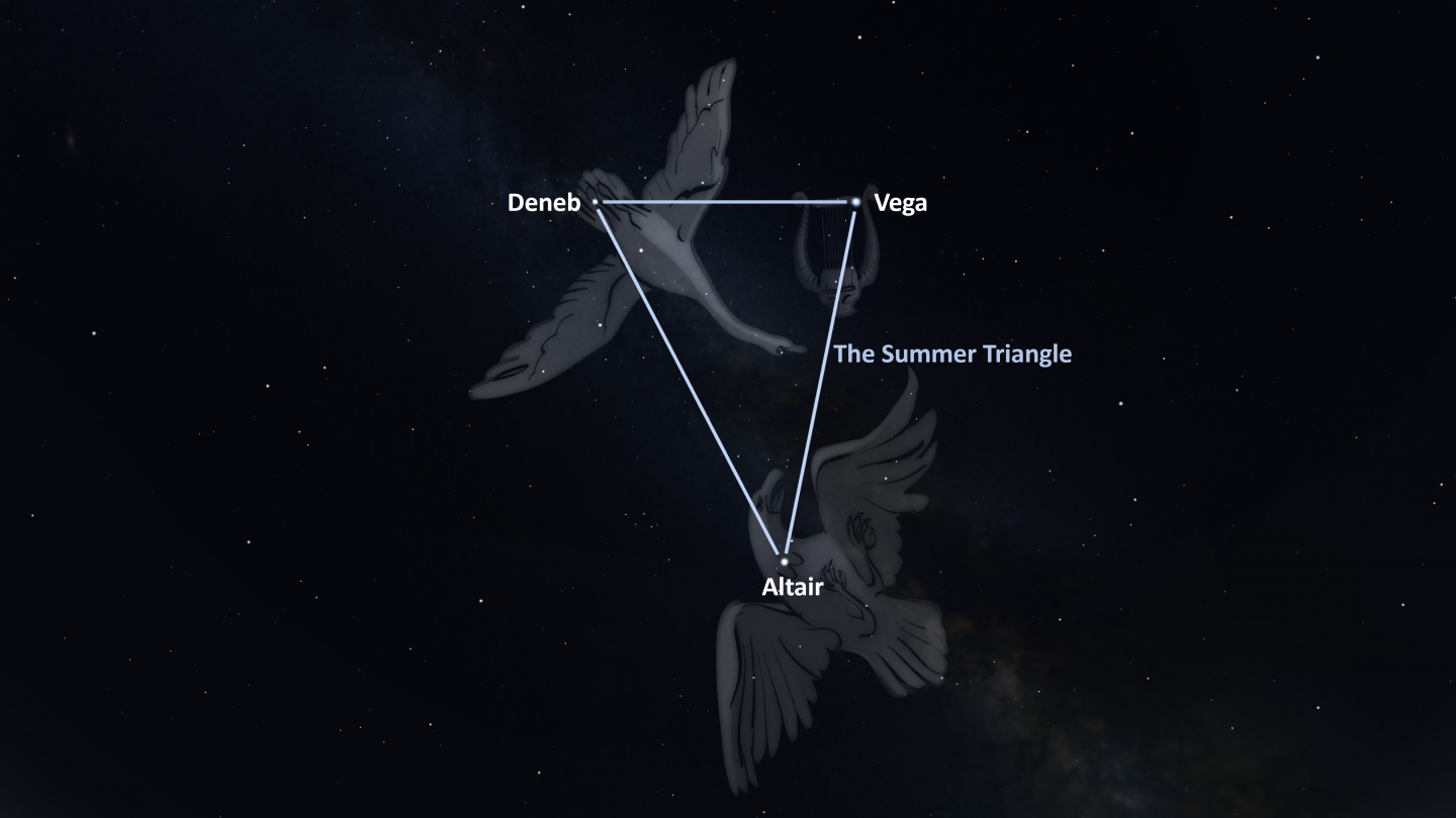 The asterism called the Summer Triangle