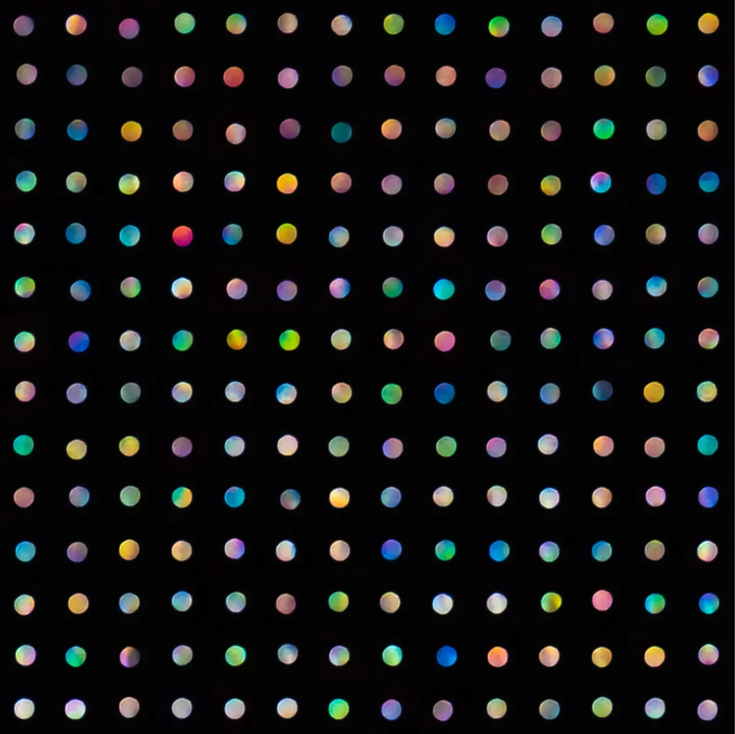 Astronomy image, a composite of 196 single images of the star Sirius