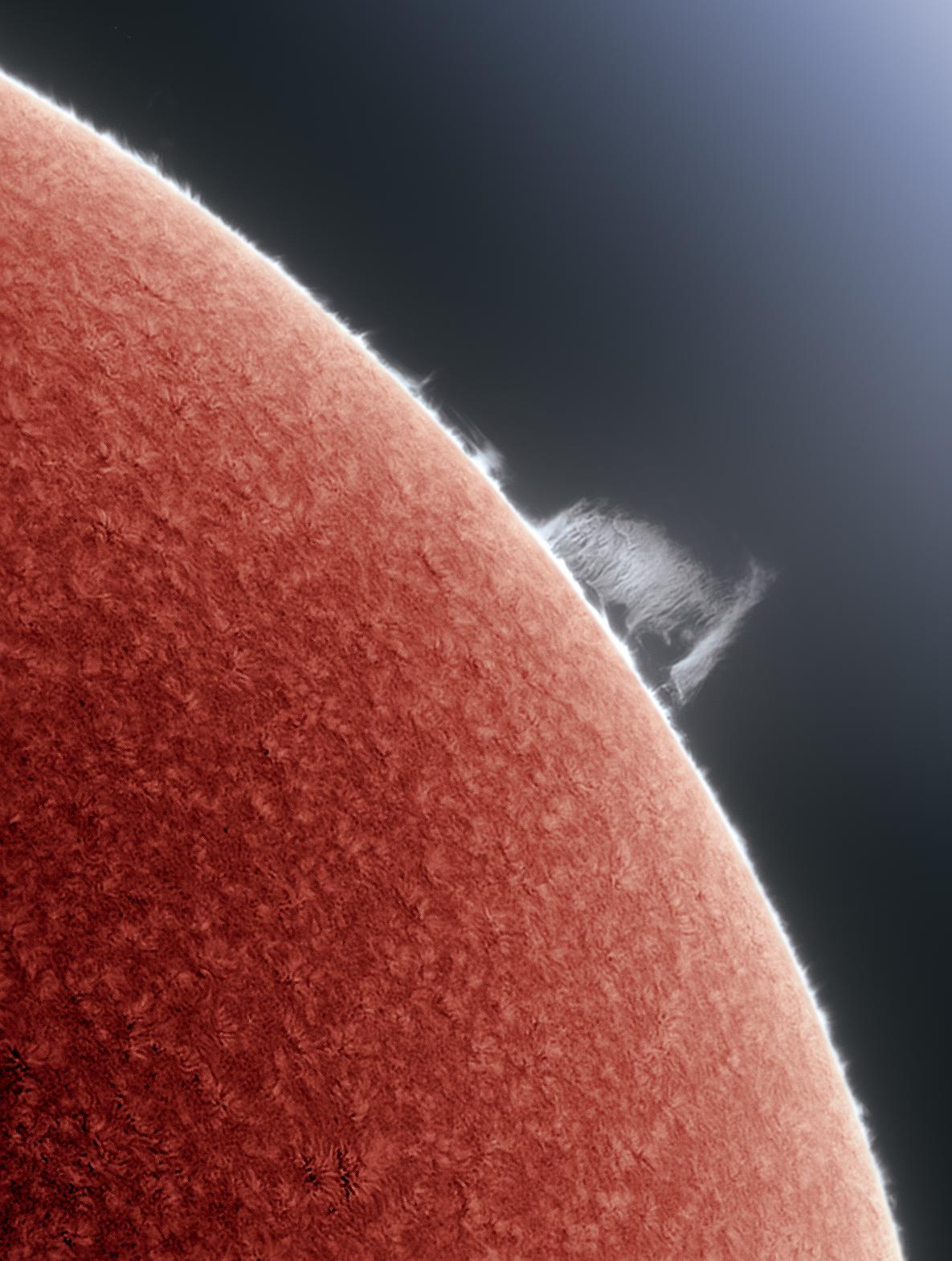 Close-up image of the Sun