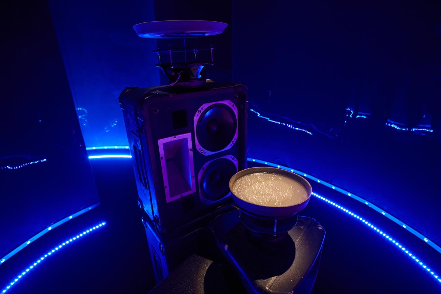 Black Obsidian Sound System (B.O.S.S), The Only Good System Is a Soundsystem, 2021. Installation view at FACT, Liverpool Biennial 2021. Photography_ Rob Battersby (5).jpg