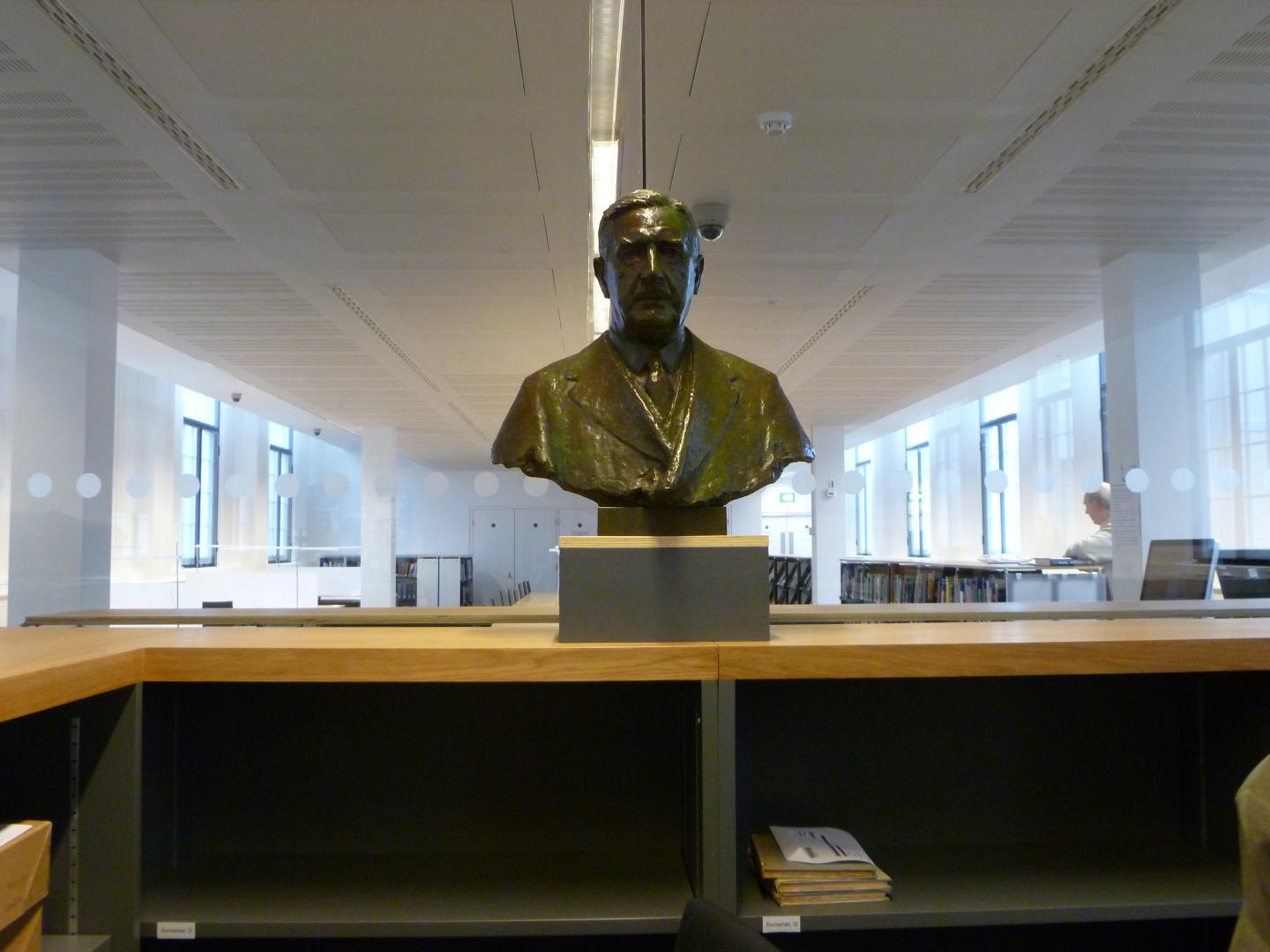 caird library bust