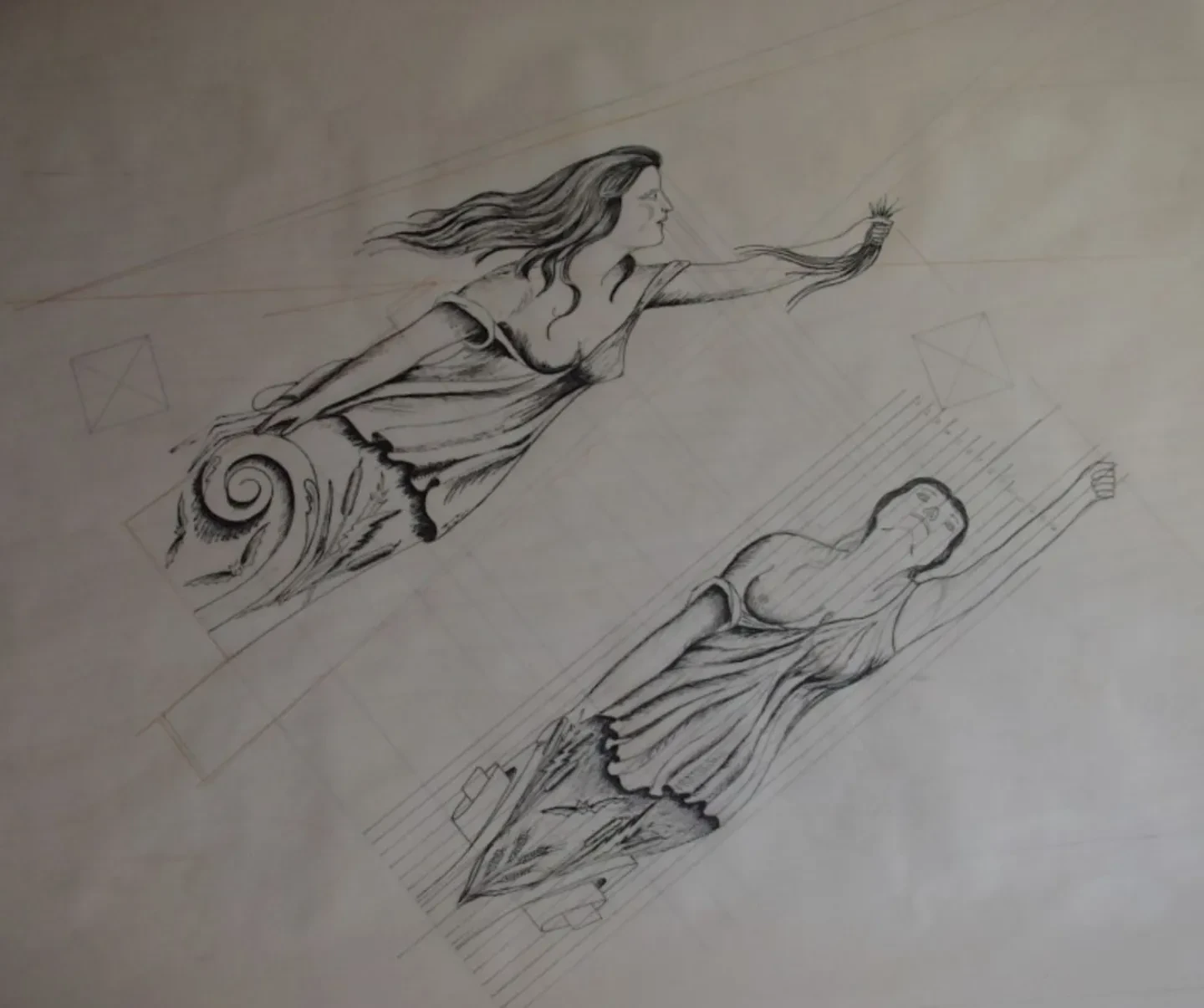 drawing of nannie design