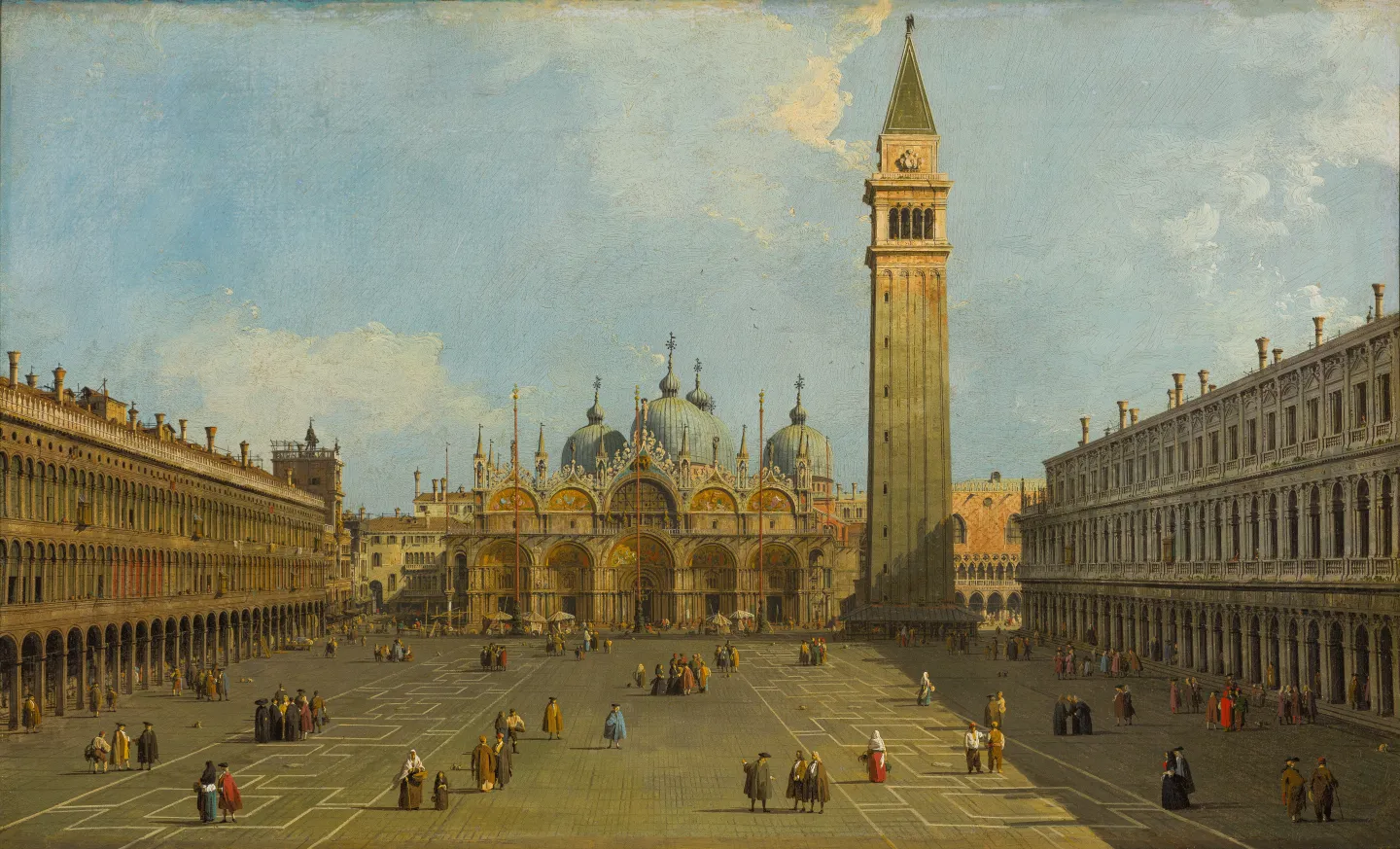Painting of St Mark's Square in Venice