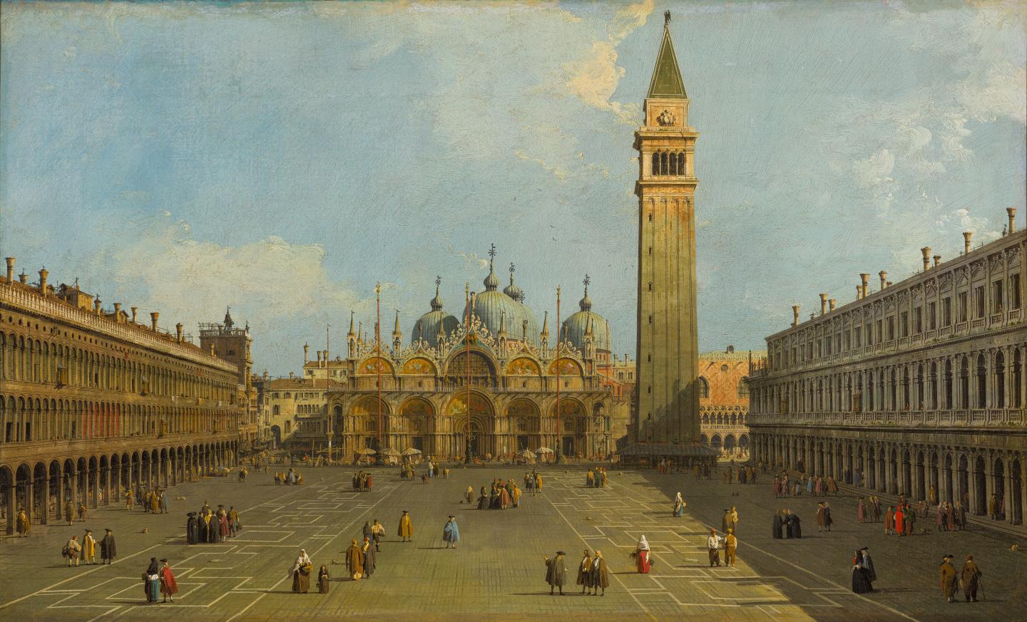 Painting of St Mark's Square in Venice