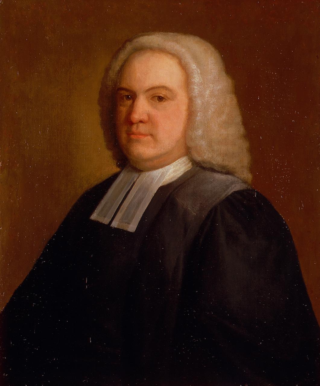 Painting of astronomer Nathaniel Bliss