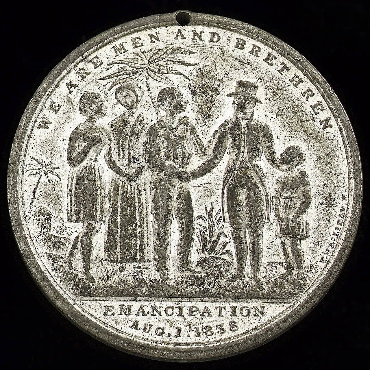 Medal commemorating the ‘Emancipation in the West Indies’ 